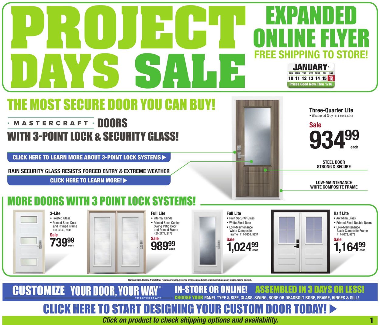 Menards Online Extras 2021 Ad Circular 01/10 01/16/2021 Rabato