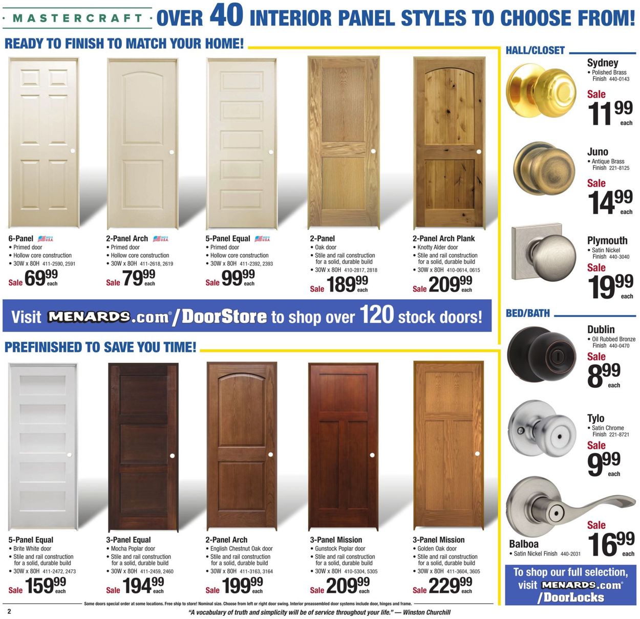 Menards Home Improvement Sale 2021 Ad Circular 01/24 01/31/2021