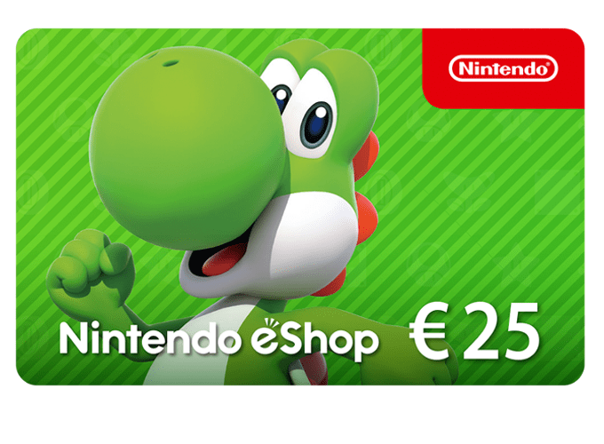Nintendo Card 25 euro