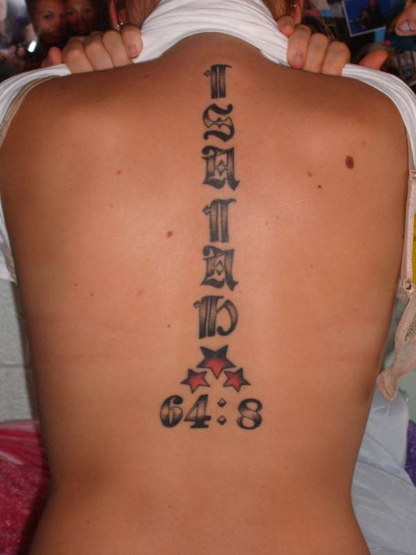 Isaiah 648 tattoo