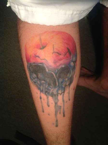 Forbidden fruit tattoo