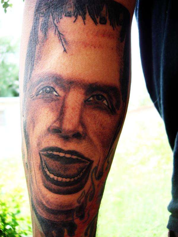 Herman Munster tattoo
