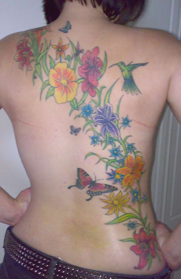 Flower back