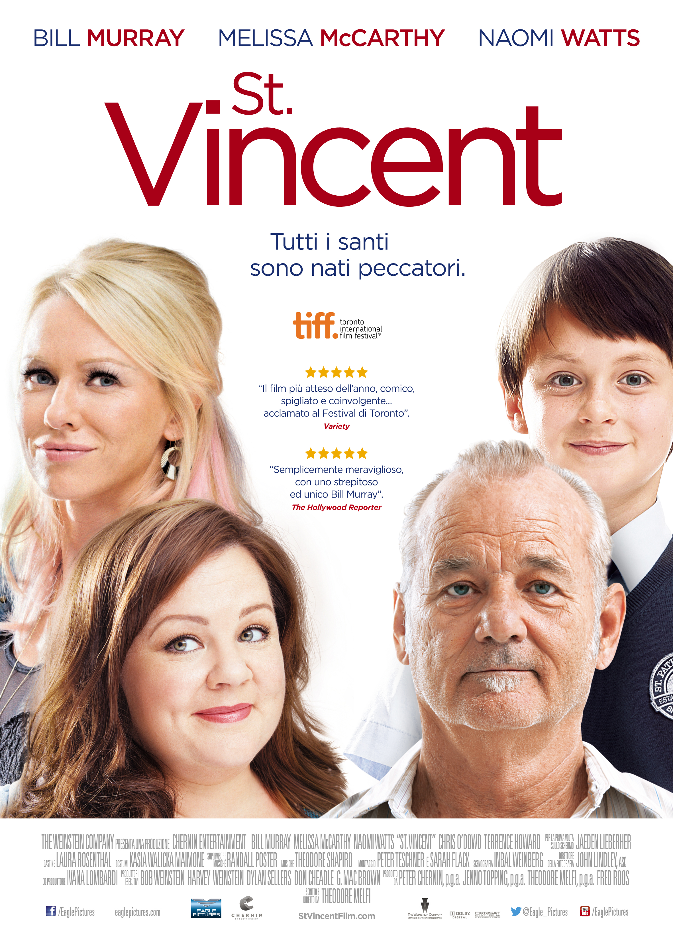 “St. Vincent”, ecco il poster italiano. Al cinema dal 18 dicembre. RB