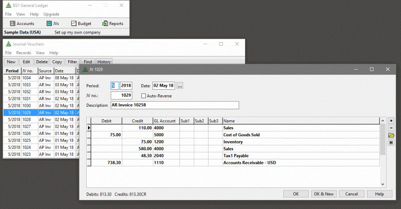 BS1 General Ledger 2021.0 review and download