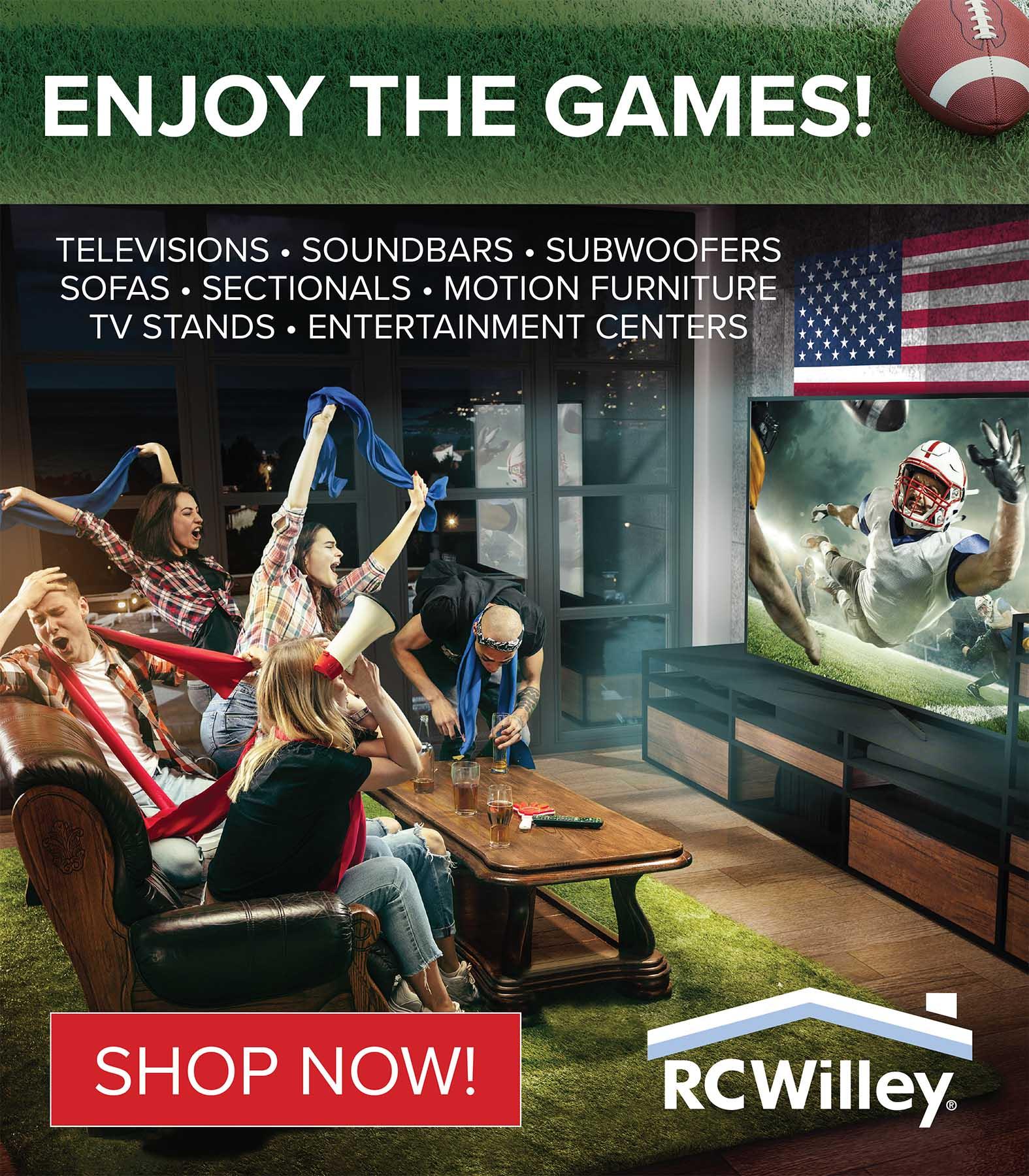 Monthly Category Spotlight—Living Room and Home Entertainment Savings at RC Willey!
