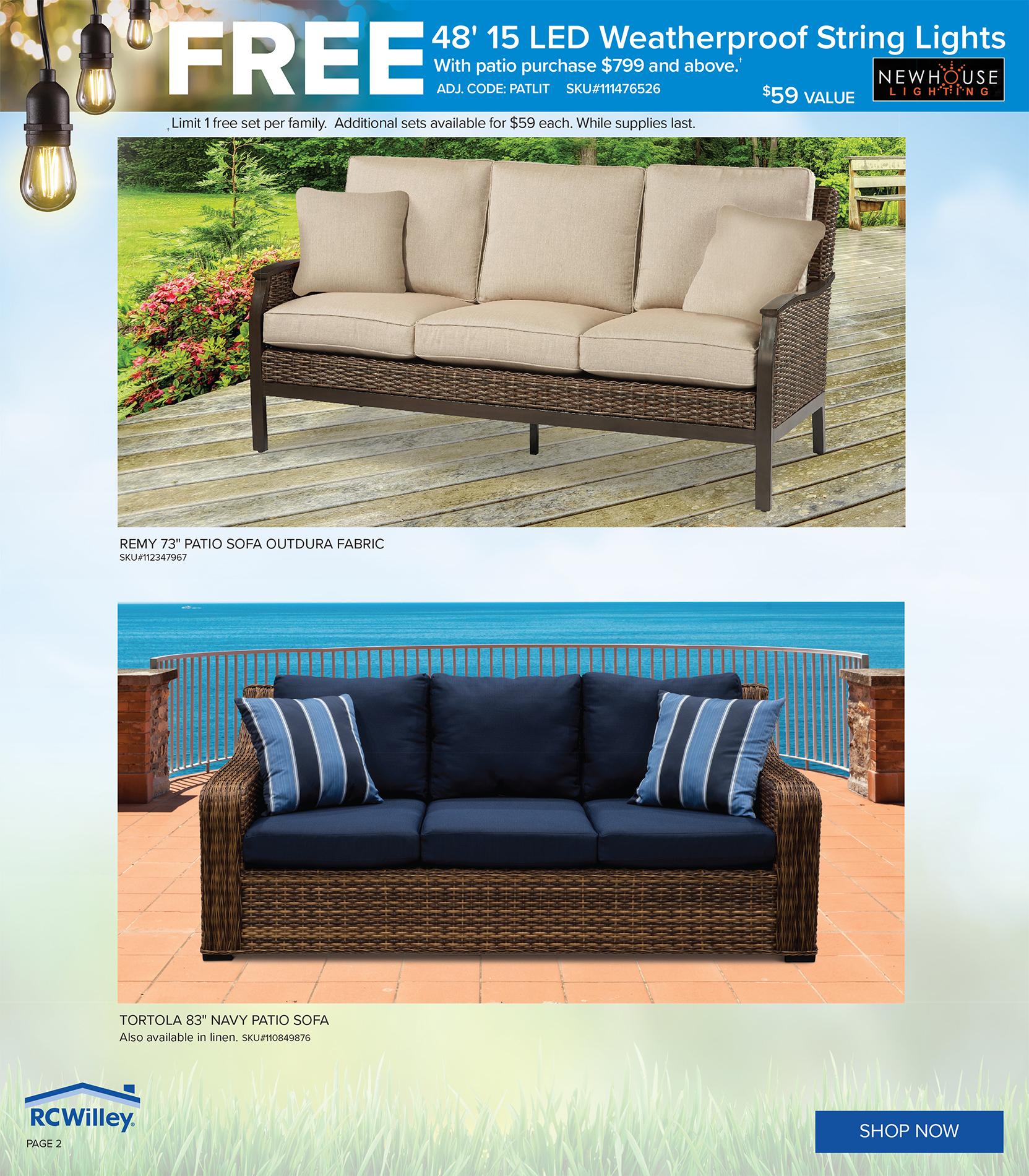 Monthly Category Spotlight—Outdoor Living On Sale at RC Willey!