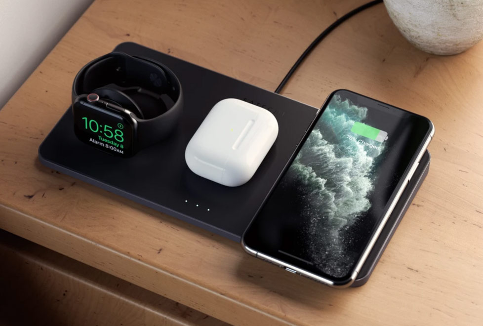 Купить Беспроводное зарядное устройство Satechi Trio Wireless Charging