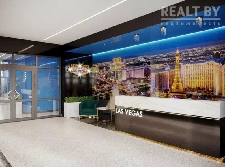 1 room apartment with double glazed windows, new building for sale in Minsk, Belarus for €32,968