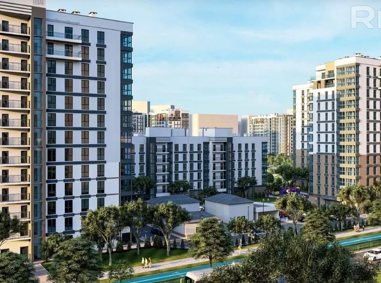 2 room apartment with double glazed windows, with new building for sale in Minsk