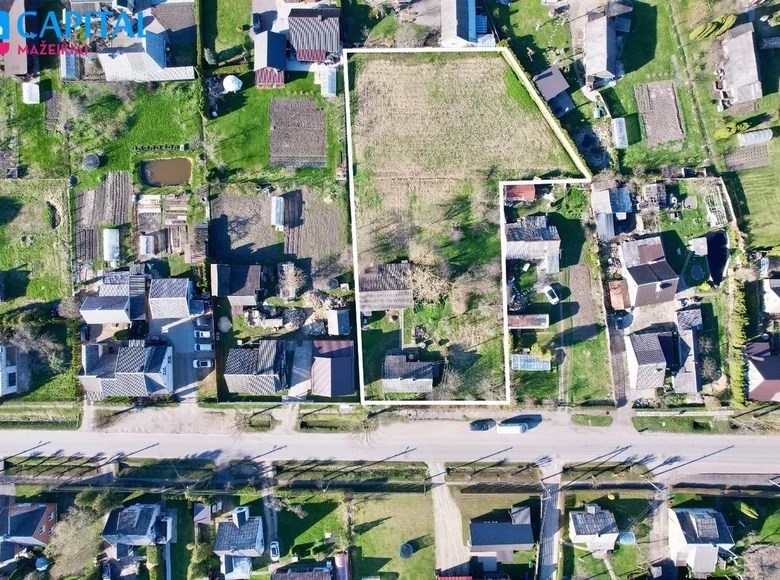 Land with electricity for sale in Vieksniai, Lithuania for €28,000