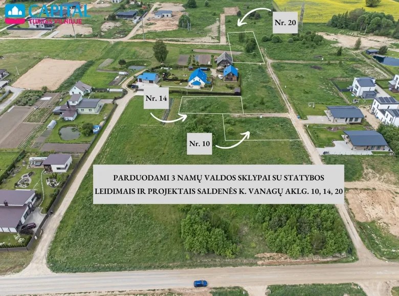 Land for sale in Saldene, Lithuania for €60,000 listing 3263921