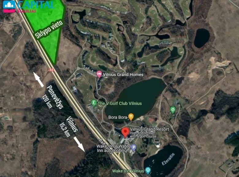 Land for sale in Vilnius, Lithuania for €500,000 listing 3263259