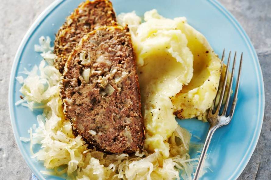 Meatloaf with sauerkraut and puree Recipe Guide