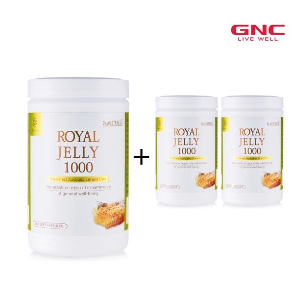 리씽크 [1+2] 총 3개발송! GNC 지앤씨 Dr. Royal Jelly 1000 로얄젤리[피로,건강증진,영양보급이 필요한 분]