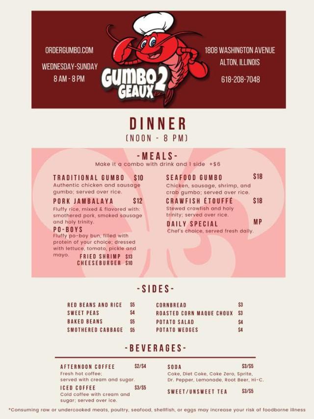 From Baton Rouge To Alton Family Owned Gumbo 2 Geaux Now Open For