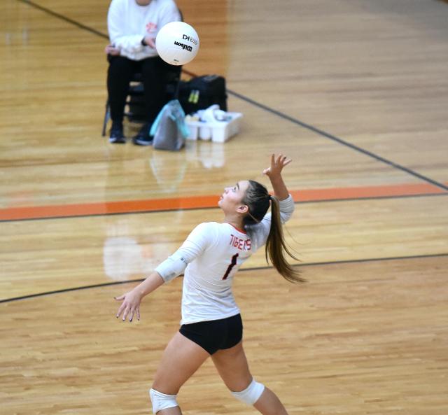 Jenkins Serves Up 10 Consecutive Points In Second Set, Tigers Bounce
