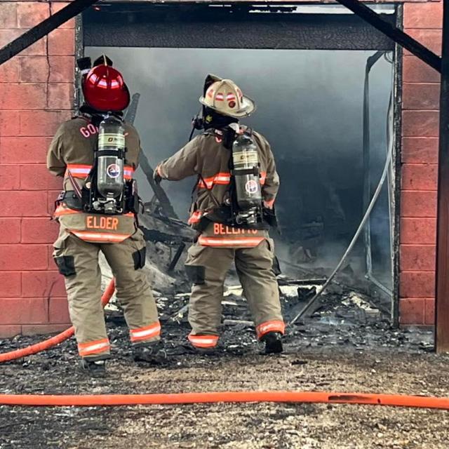 Godfrey Firefighters Quick Response Stops Garage Fire On Jackson Lane