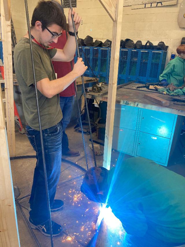 “A Collaborative Effort” Granny Square Christmas Tree Stands Proudly