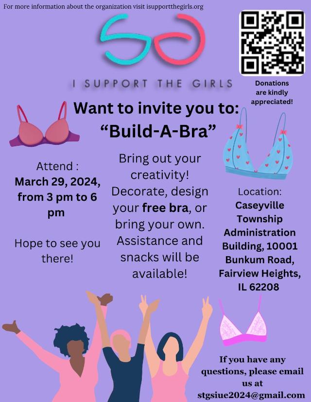 SIUE Class Fundraises to Provide Bras and Period Products