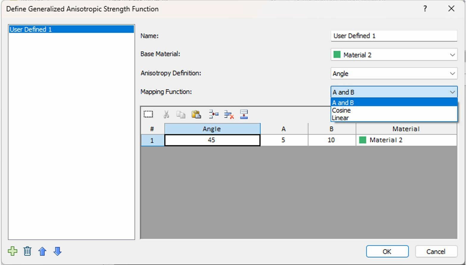 Rocscience Mapping Functions The Newest Addition to Generalized Anisotropic