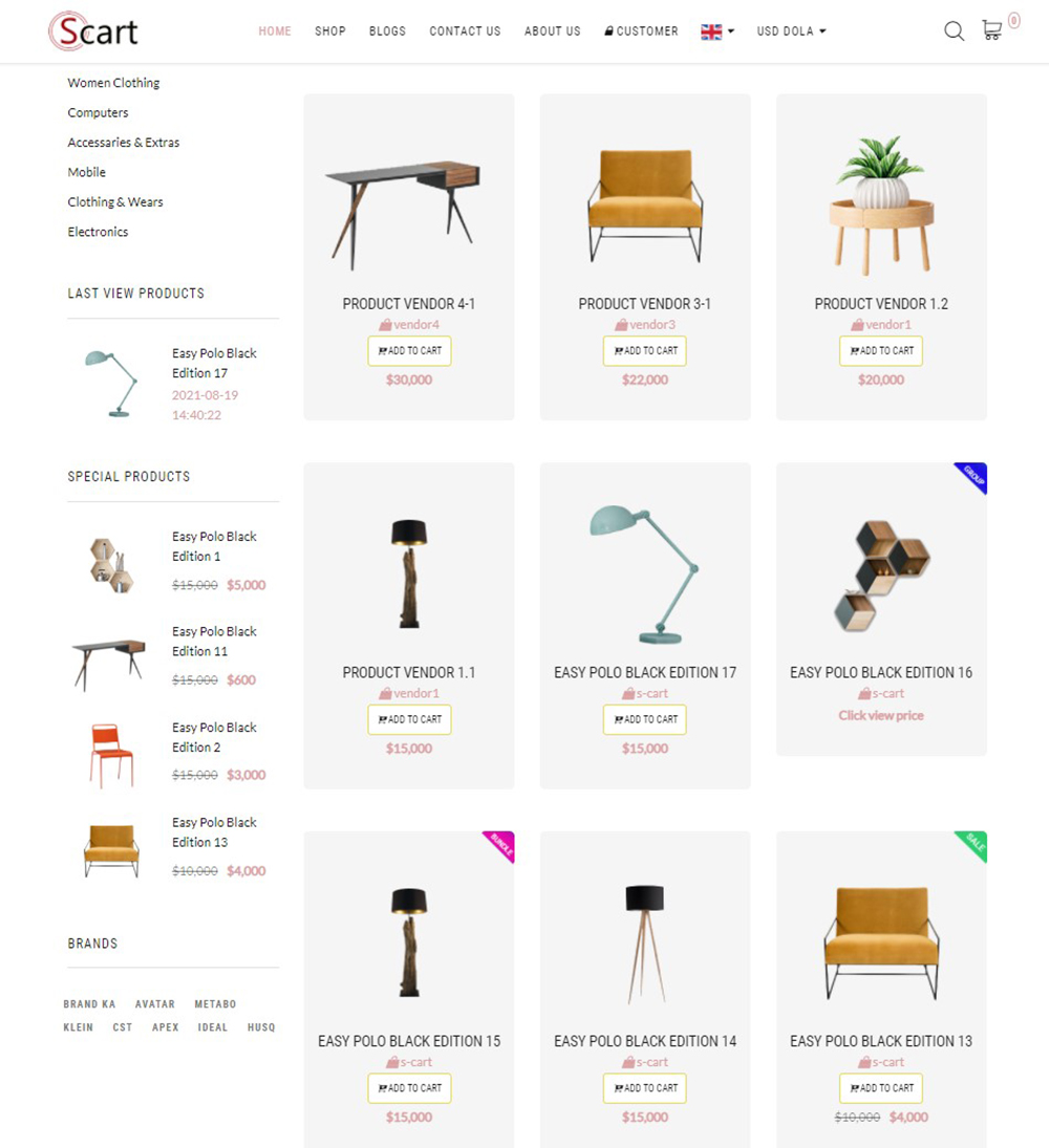 scart Free Laravel for business shopping cart, cms