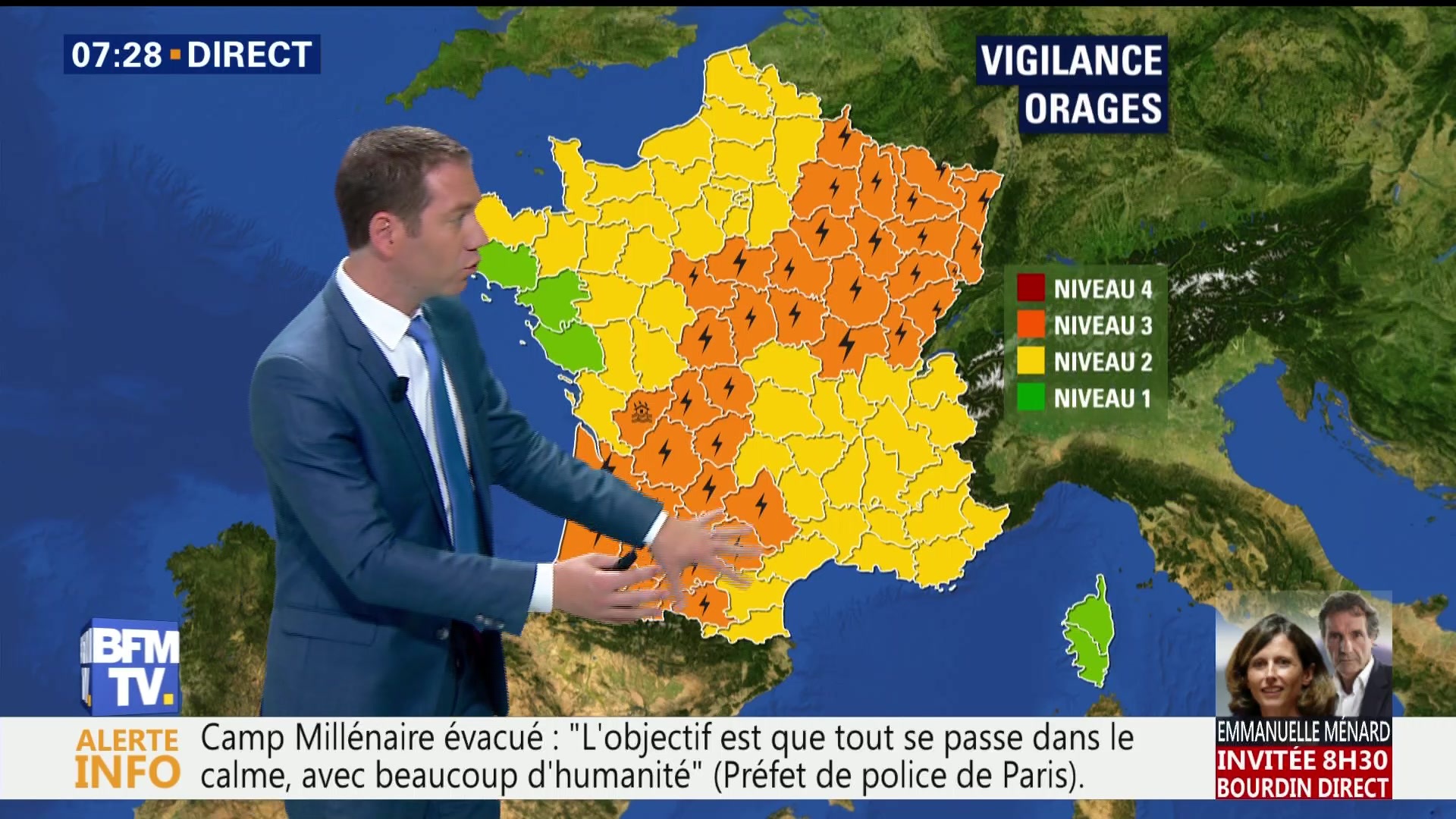EN VIDEO La météo pour ce mercredi 30 mai 2018 SFR News