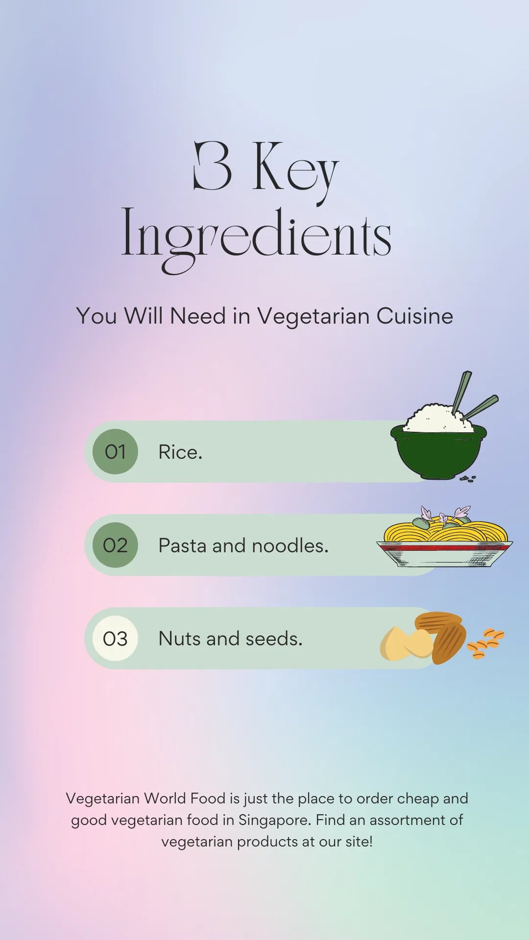 3 Key Ingredients You Will Need in Vegetarian Cuisine Feed Your Mind