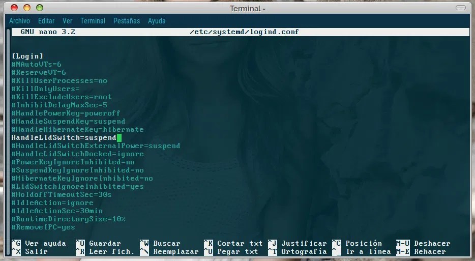 Suspender o Hibernar al cerrar la tapa de la laptop (Systemd) La