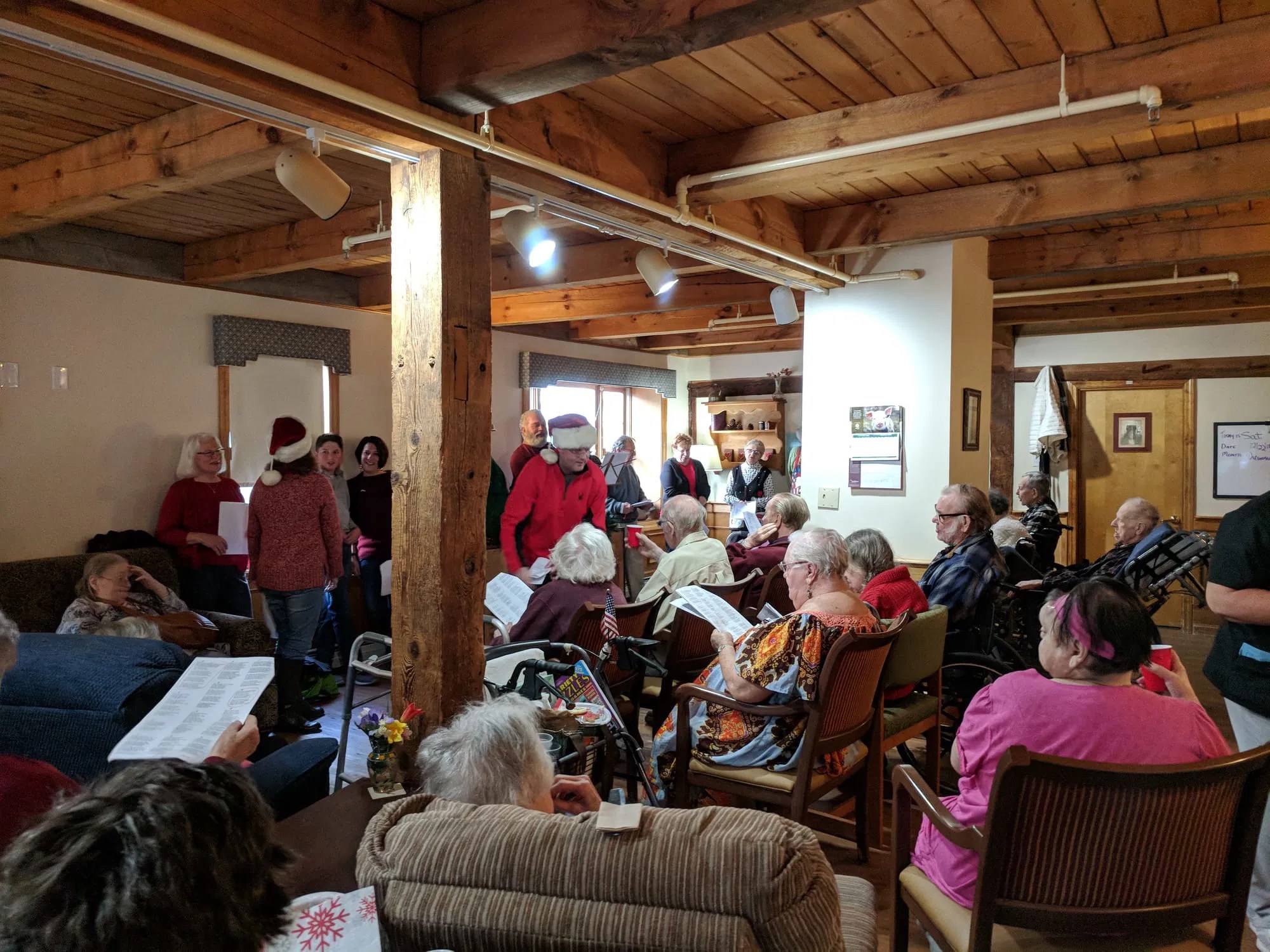 Caroling at Pine Rock Manor First Free Will Baptist Church (FFWBC)