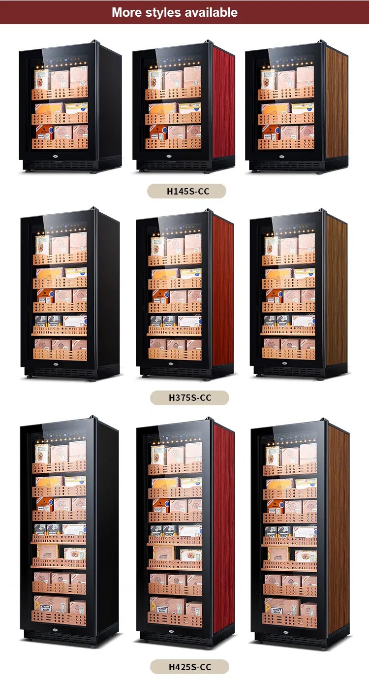 Factory Wholesale Cigar Fridge Electric Humidor Custom Cigar Humidors