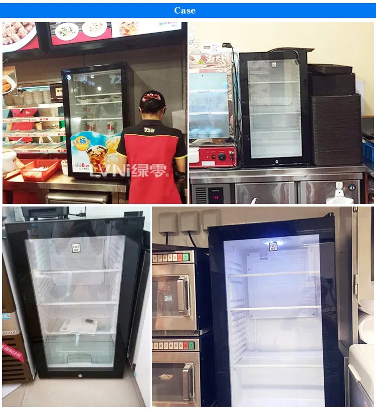 Factory Wholesale Portable 62L Mini Bar Fridge Glass Door Small Fridge