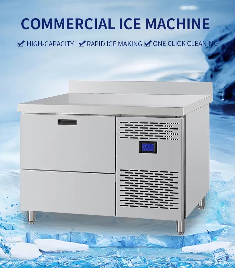 Commercial Bar Table Ice Machine 40Kg 50Kg/24H Different Models Ice