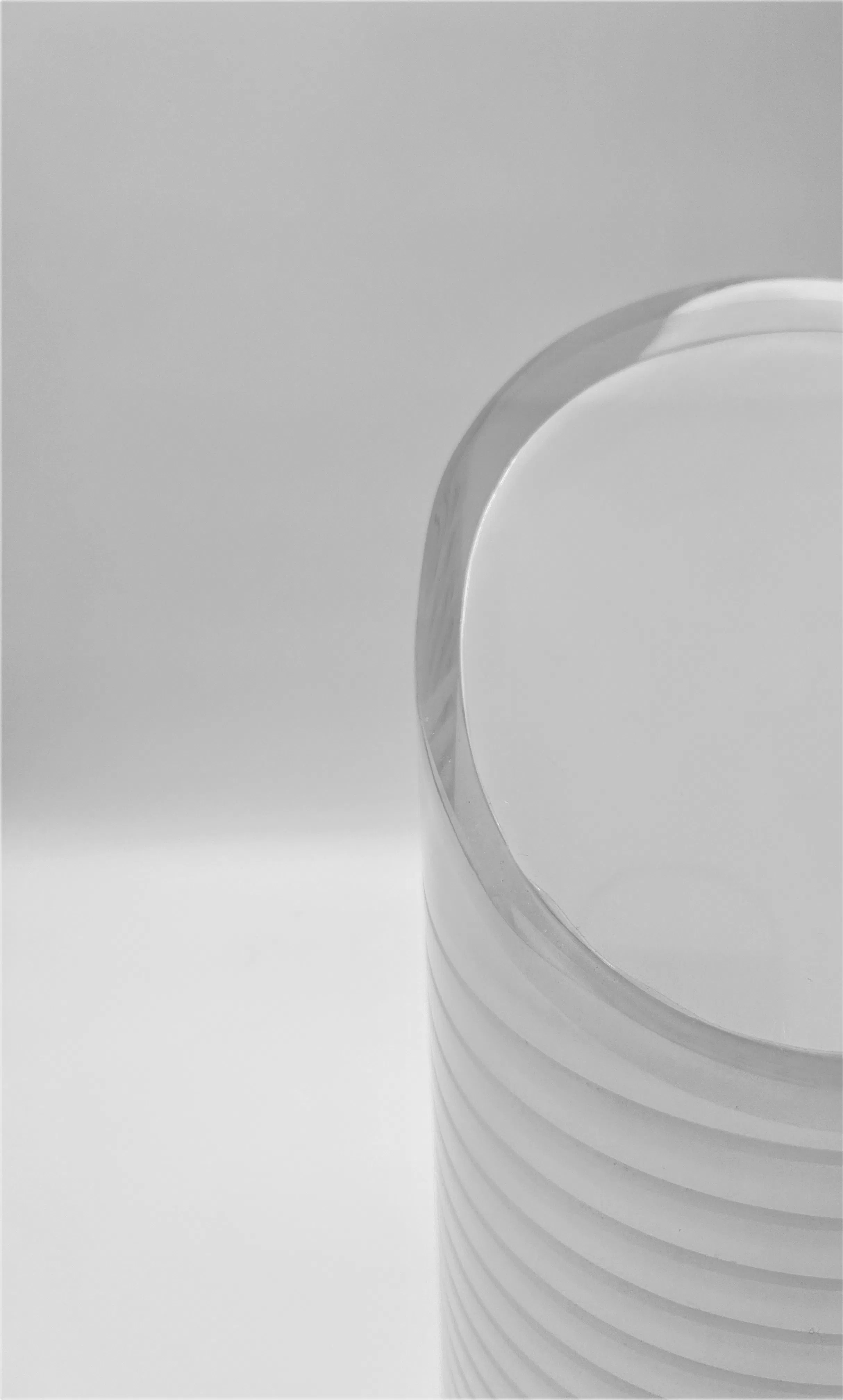 Custom Translucent White Acrylic Skyscraper Light Fixture CUSTOM ACRYLIC FABRICATION