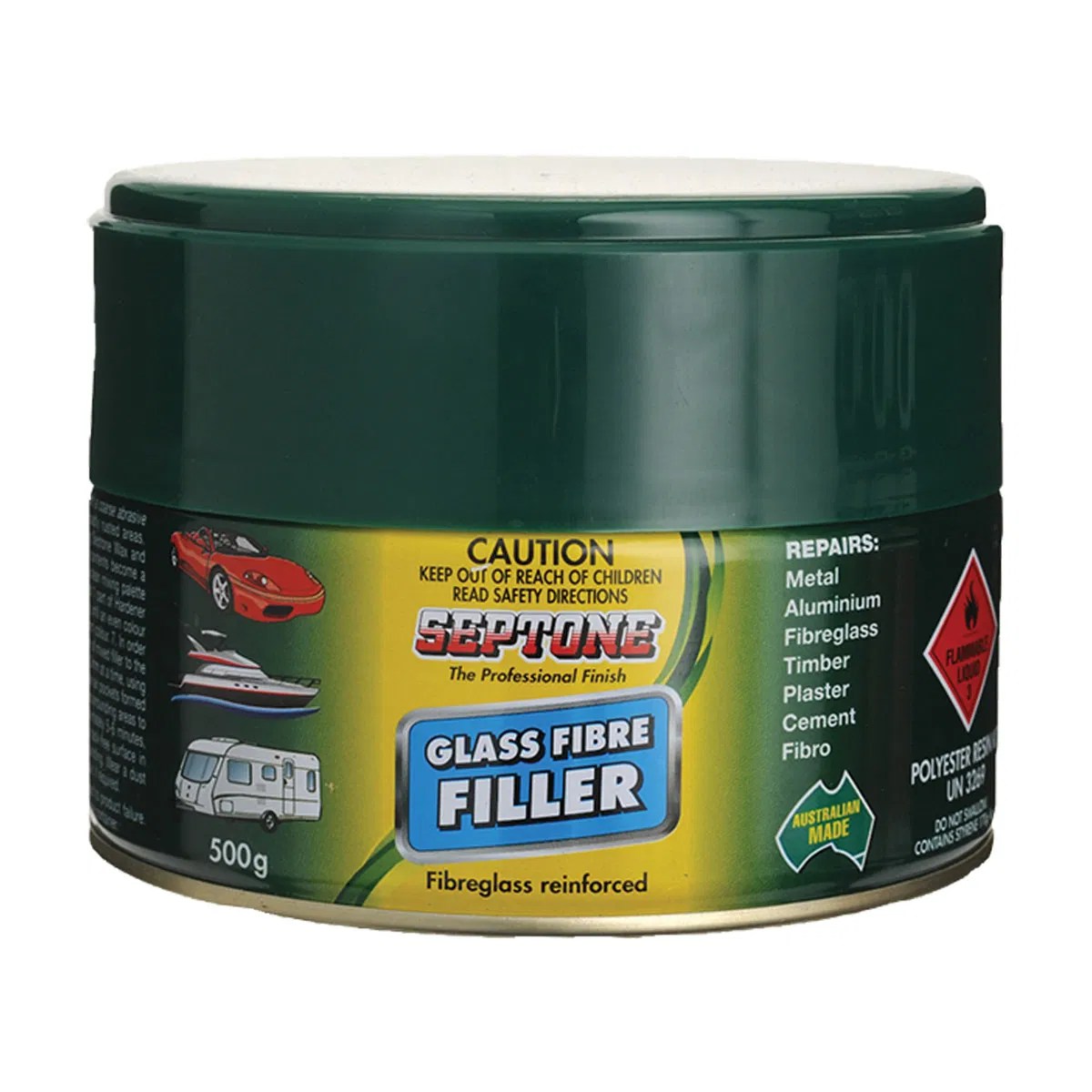 Septone Fibre Tough Glass Fibre Filler Hobart Marine Company