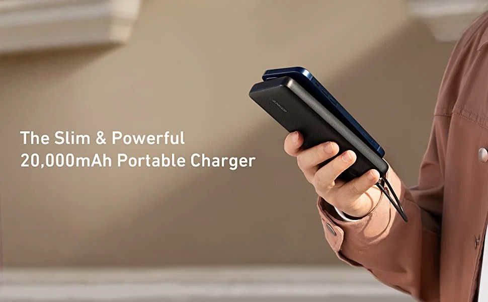Anker Portable Charger, 325 Power Bank (PowerCore Essential 20K) 20000