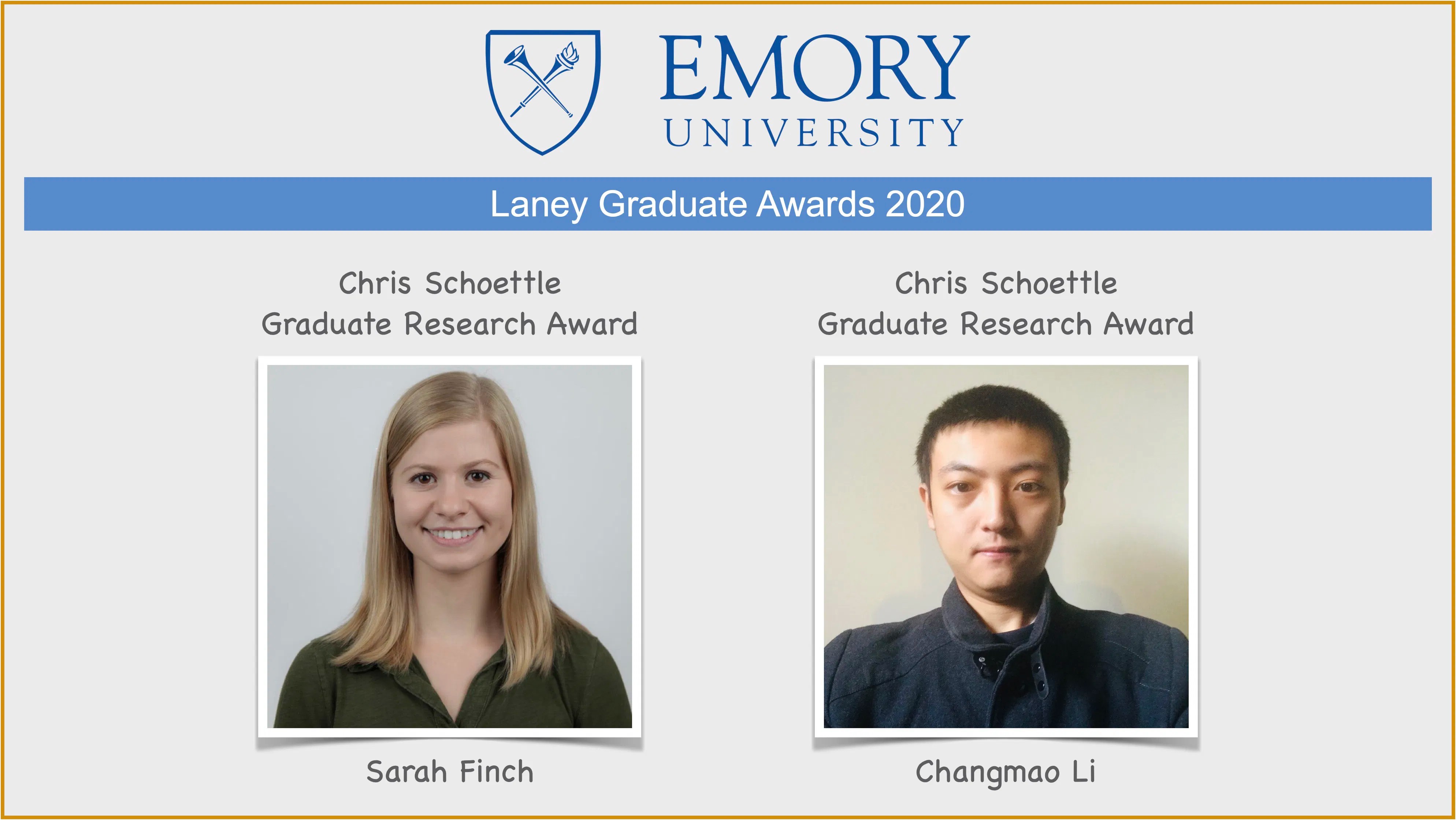 Laney Graduate Awards 2020 Emory NLP