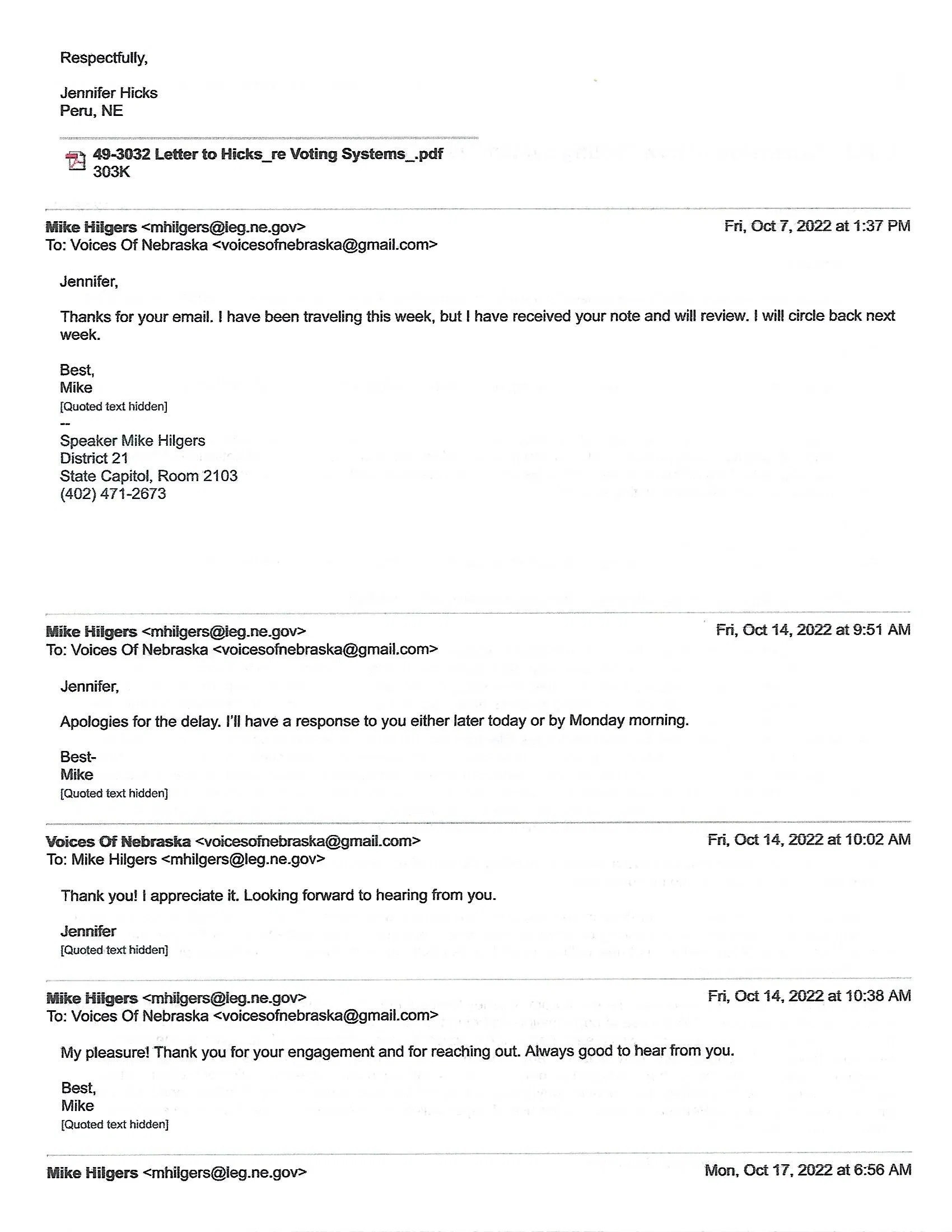 Does Nebraska use an electronic voting system? Voices of Nebraska