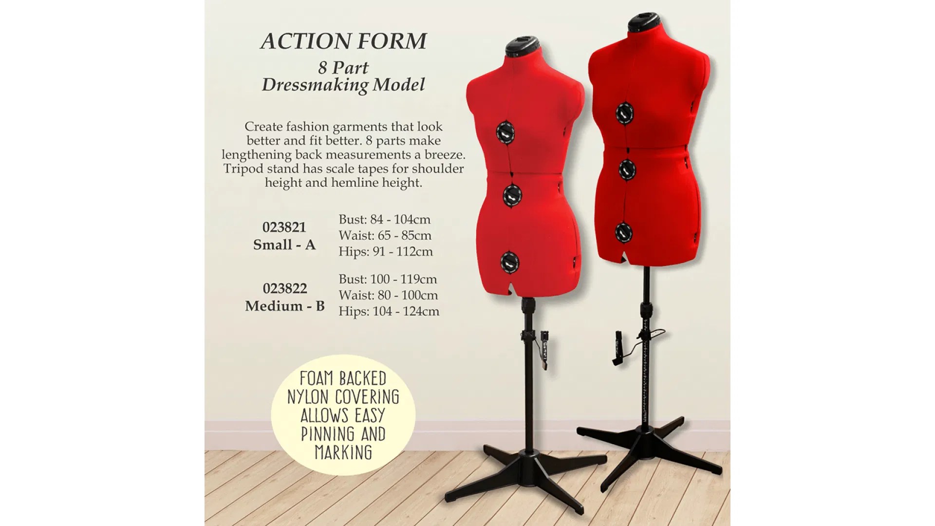 dressmaking dummy size 39inch to 46 inch The Sewing Machine Company