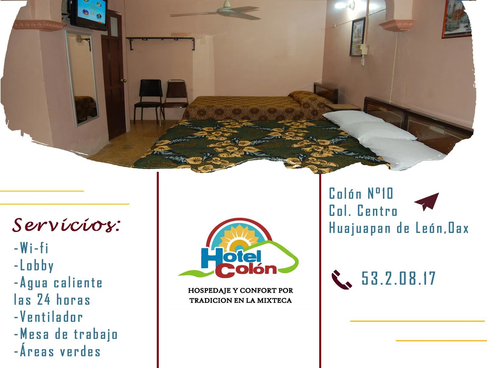 HOTEL COLÓN Turismo Huajuapan de León