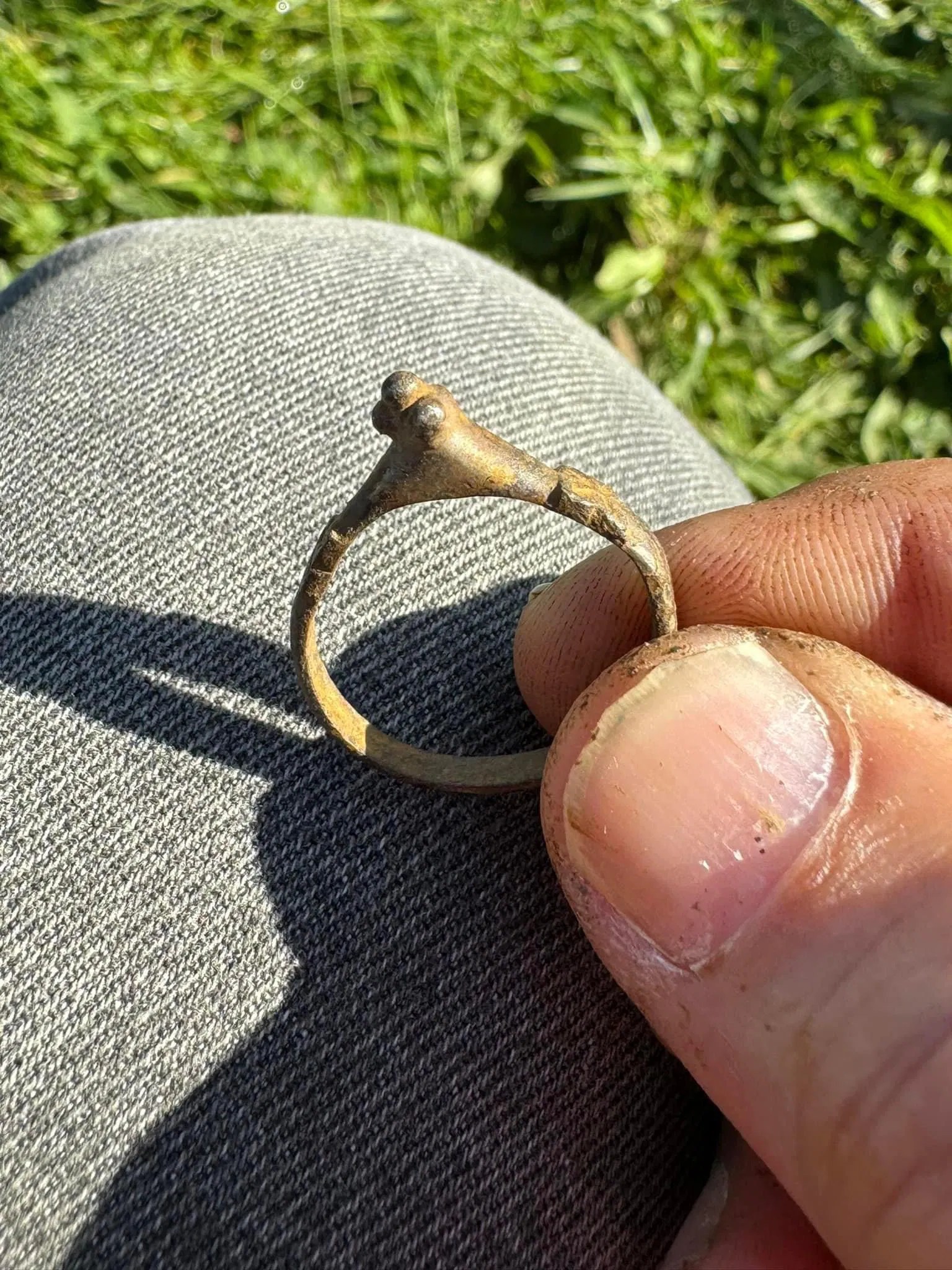 October 15th , Tewkesbury Club Dig Find Of The Day Mercia Metal