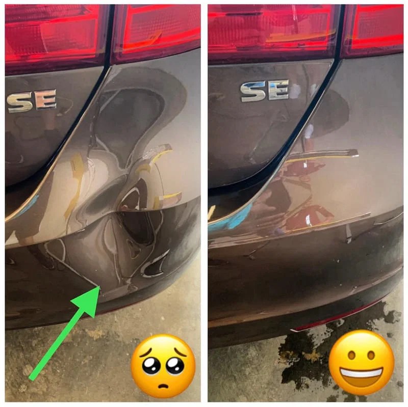 How To Remove Dent From Plastic Bumper
