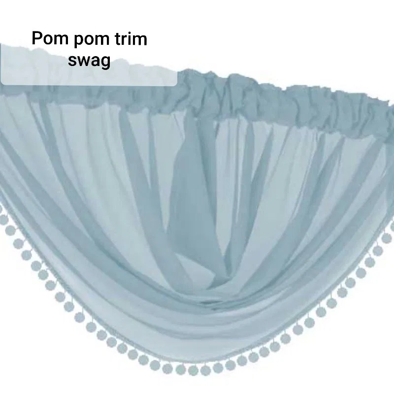 Window finishings & accessories From embellished swags to curtain