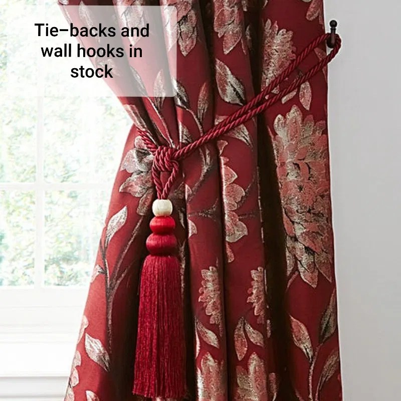 Window finishings & accessories From embellished swags to curtain