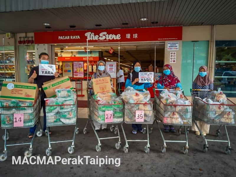 BANTUAN PKP UNTUK AHLI PERSATUAN CINA MUSLIM MALAYSIA