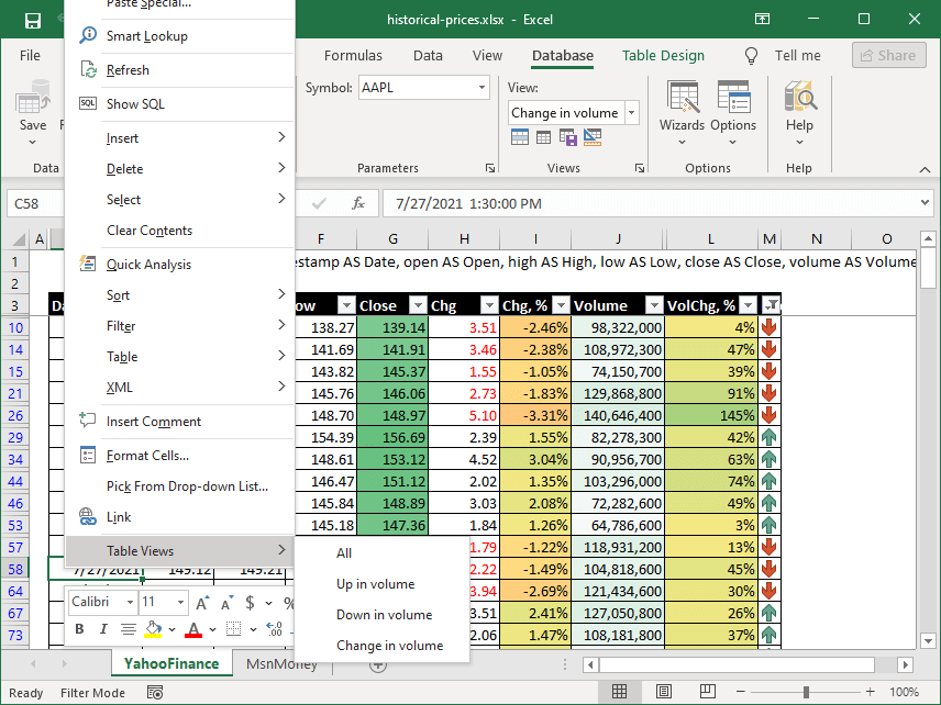 Extending Excel Context Menu