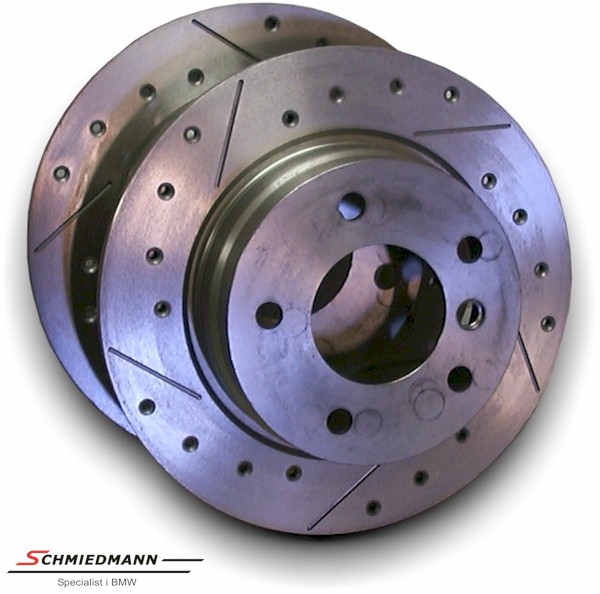 BMW E24 Racing brake discs rear Schmiedmann New parts