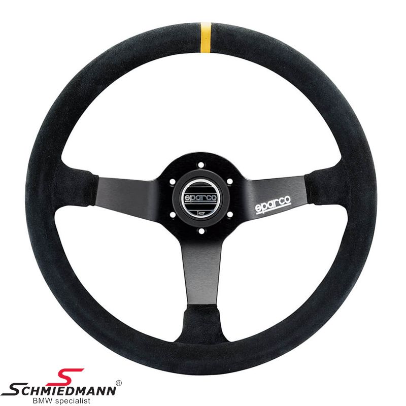 Sparco Competition Steering Wheel, Black Suede 350mm. 015R325CSN