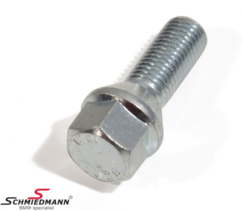 Wheel screw long 60° conic head SW17 (for 17 nut) M12X1,5 X 39MM