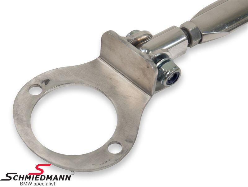 Strut bar Wiechers Sport rear RACINGLINE polished aluminium (to be